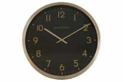 Countryfield Wandklok Copper M zwart goud Ø 40 cm Online