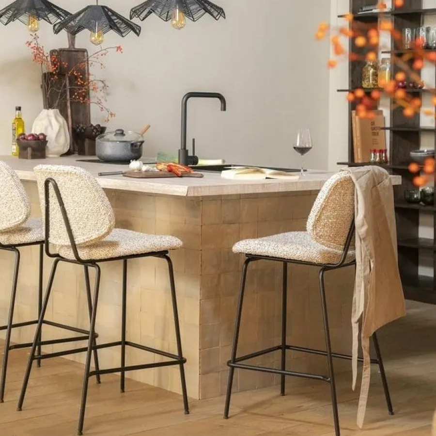 Eleonora Barstoel Jon - beige Maywood New