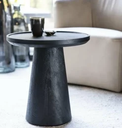 Eleonora Bijzettafel Ron 46x49 - zwart Sale