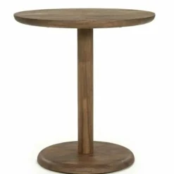 Eleonora Bistrotafel Florent rond - lichtbruin Sale