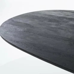 Eleonora Eettafel Aron ovaal 200x110 - zwart Sale