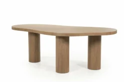 Eleonora Eettafel Bobbie - lichtbruin Discount