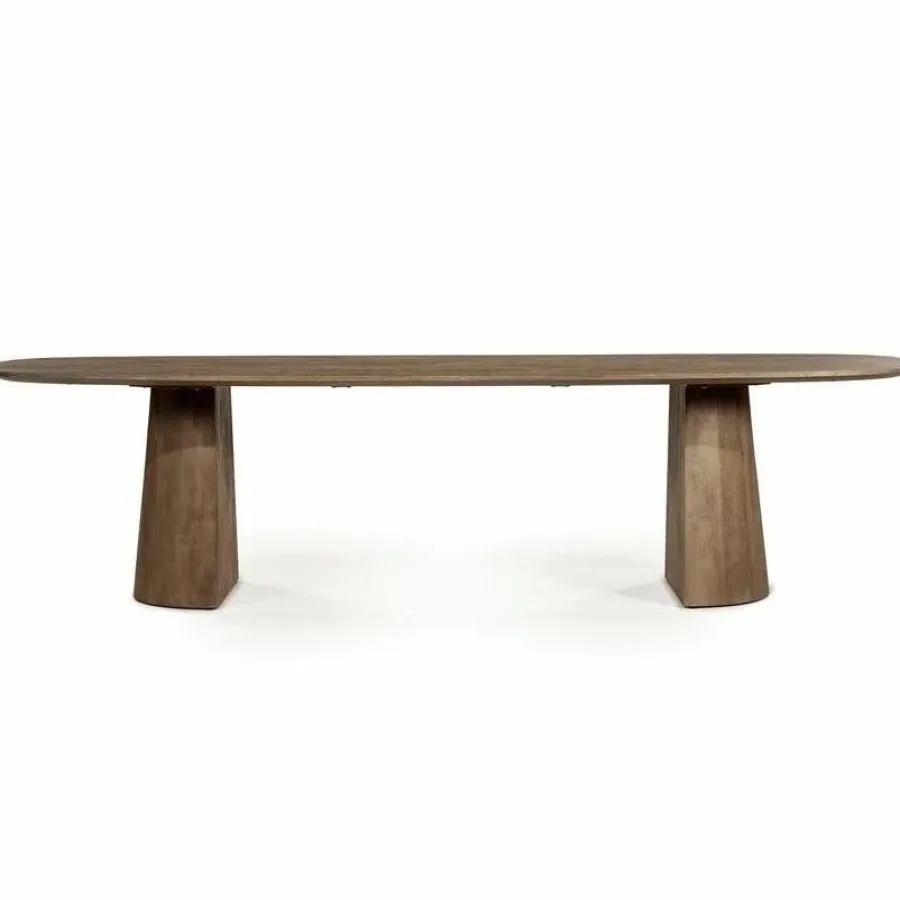 Eleonora Eettafel Lune 300x105 cm - lichtbruin Outlet