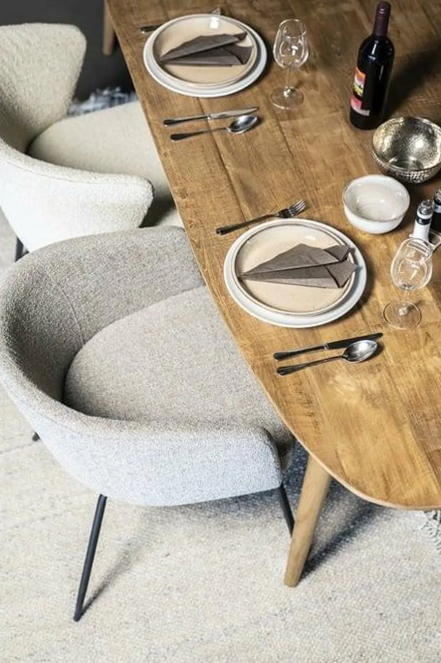Eleonora Eettafel Tabassum Teak - diverse afmetingen Clearance