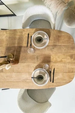 Eleonora Eettafel Tabassum Teak - diverse afmetingen Clearance