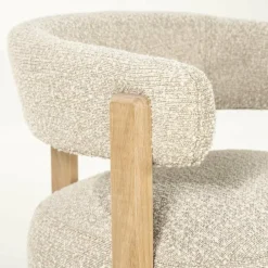Eleonora Fauteuil Lola - taupe Hush Discount