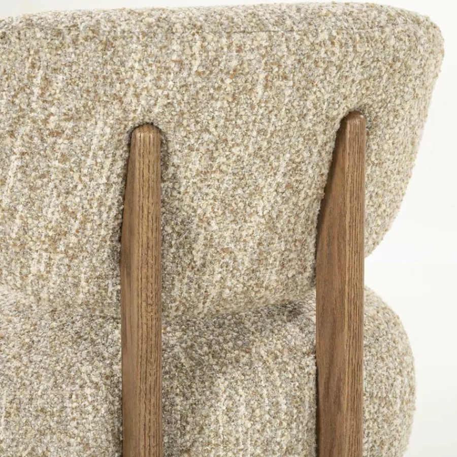 Eleonora Fauteuil Reza bruin - beige Bay Hot