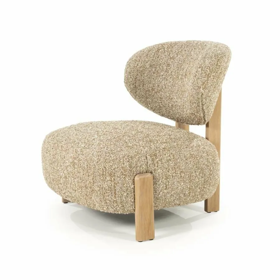Eleonora Fauteuil Reza naturel - taupe Bay Best