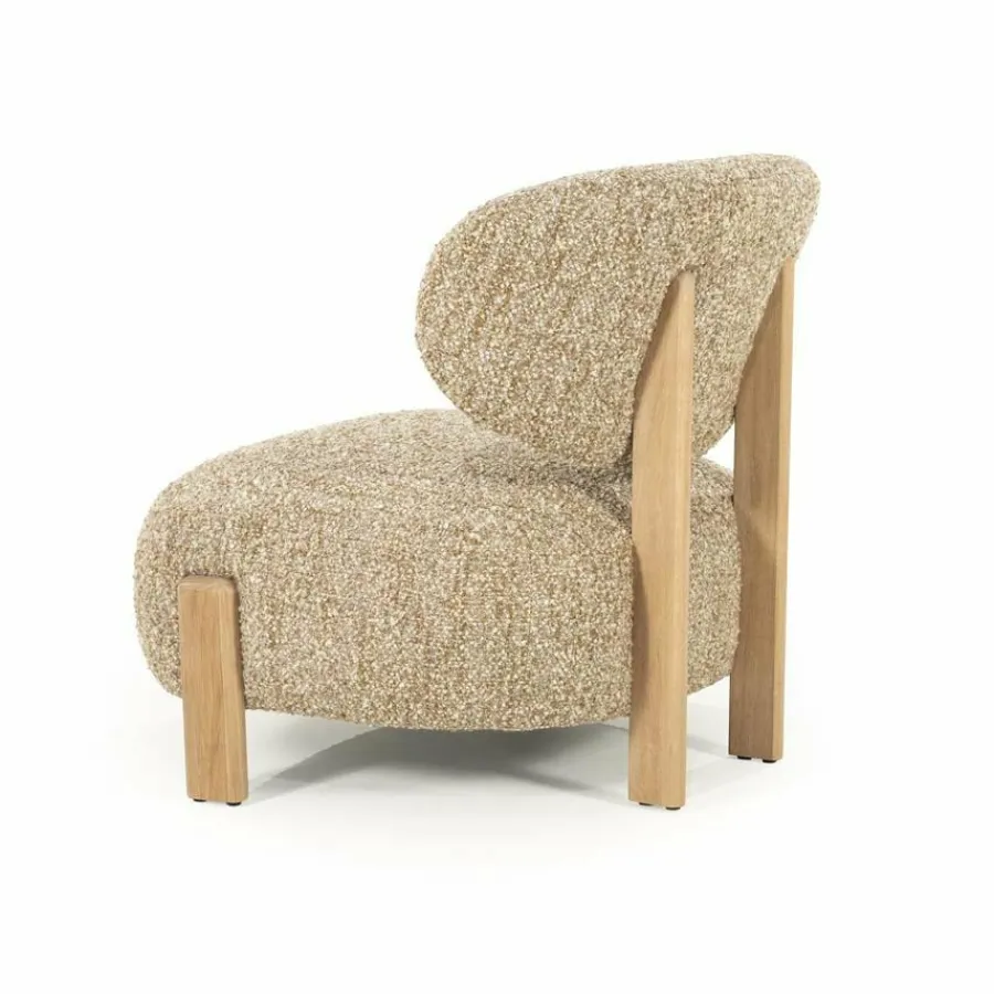 Eleonora Fauteuil Reza naturel - taupe Bay Best