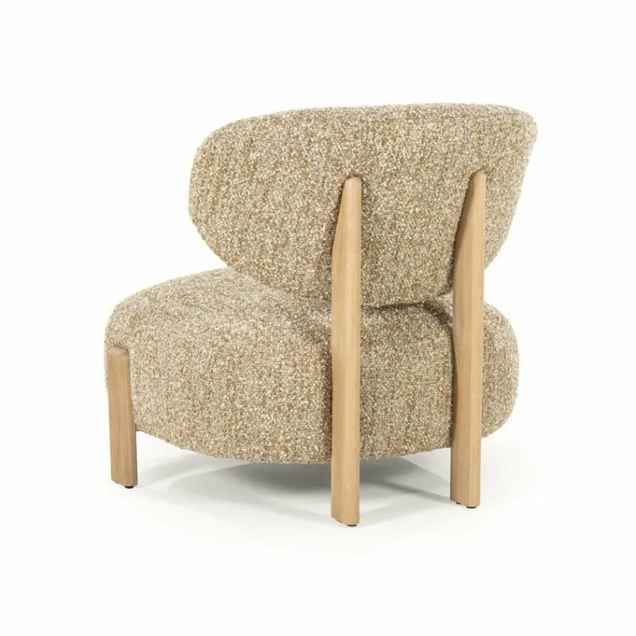 Eleonora Fauteuil Reza naturel - taupe Bay Best