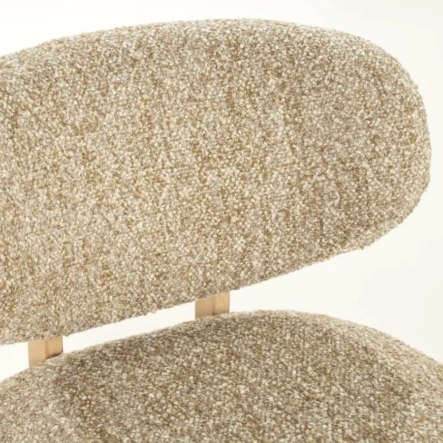 Eleonora Fauteuil Reza naturel - taupe Bay Best