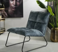 Eleonora Fauteuil Ruby - antraciet of blauw Sale