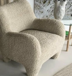 Eleonora Fauteuil Shaun - taupe Sheep Sale