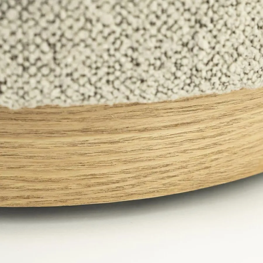 Eleonora Poef Avah small - taupe Mantz Outlet