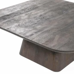 Eleonora Salontafel Aron vierkant 80x80 - bruin Discount