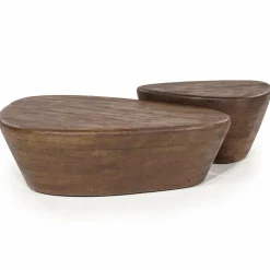 Eleonora Salontafel Mila 70x53x35 - bruin Online
