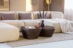 Eleonora Salontafel Mila 107x78x30 - zwart Outlet