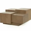 Eleonora Salontafel Quinten vierkant - bruin Outlet