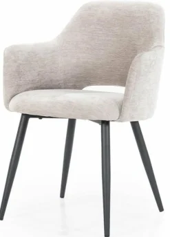 Eleonora Stoel Esmee met armleuning - beige Mellow Clearance