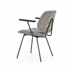 Eleonora Stoel Jon met arml - taupe Maywood Discount