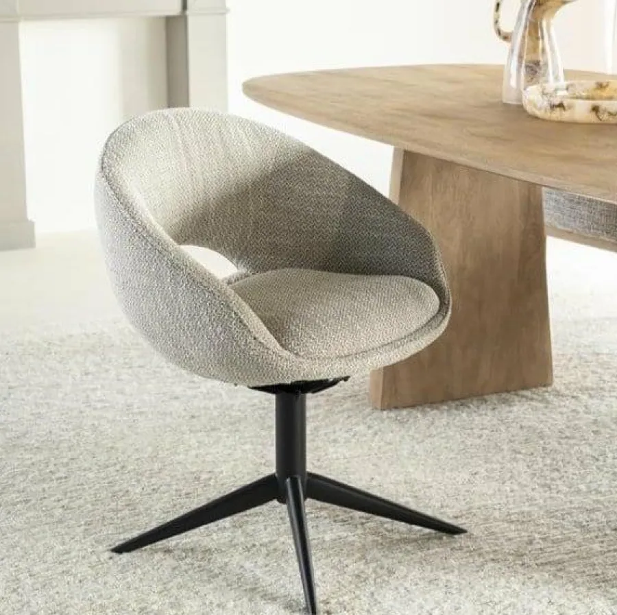 Eleonora Stoel Nol - taupe Tova Discount