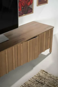 Eleonora TV meubel Jake 4 drs. - bruin Sale