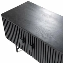 Eleonora TV meubel Remi 6-drs. - zwart Sale