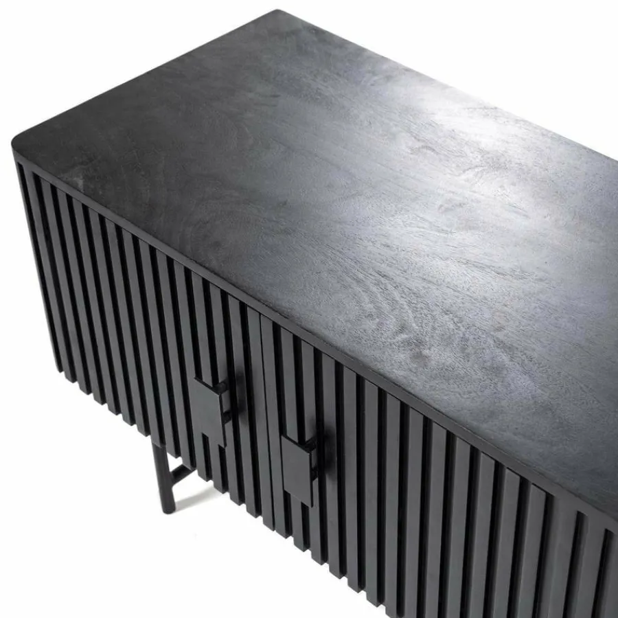 Eleonora TV meubel Remi 6-drs. - zwart Sale