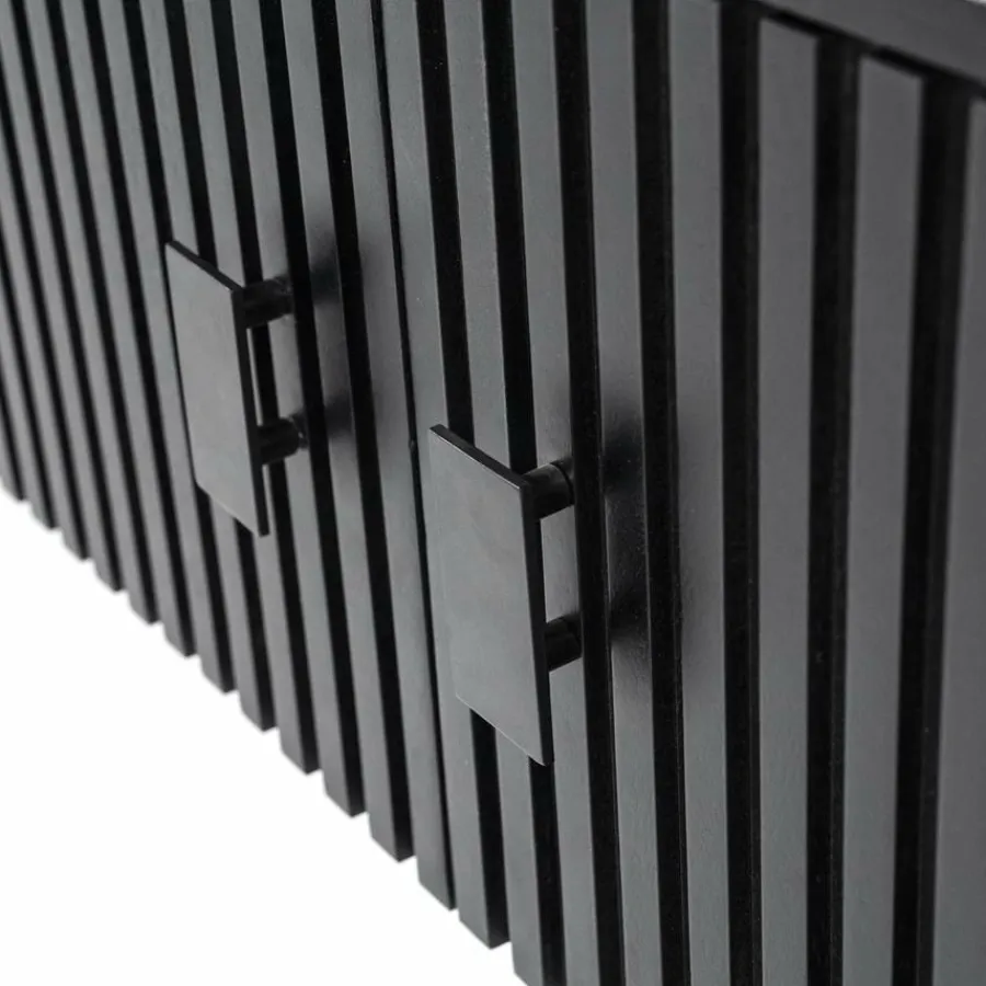 Eleonora TV meubel Remi 6-drs. - zwart Sale