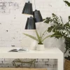 Good&Mojo Hanglamp Amazon recycled autoband met 3 kappen zwart L