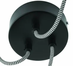 Good&Mojo Hanglamp Amazon recycled autoband met 3 kappen zwart L