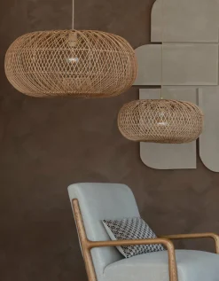 Good&Mojo Hanglamp Arizona bamboe/kap ø50 naturel S New