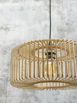 Good&Mojo Hanglamp Bromo bamboe Ø 40 naturel S Outlet