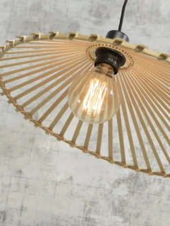 Good&Mojo Hanglamp Bromo bamboe asymm. Ø 50 cm naturel M Hot