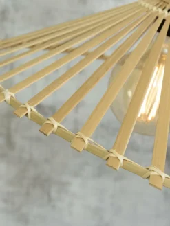 Good&Mojo Hanglamp Bromo bamboe asymm. Ø 50 cm naturel M Hot