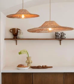 Good&Mojo Hanglamp Cancun rotan ø70 naturel L Clearance