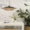 Good&Mojo Hanglamp Kalimantan bamboe plat Ø60 M