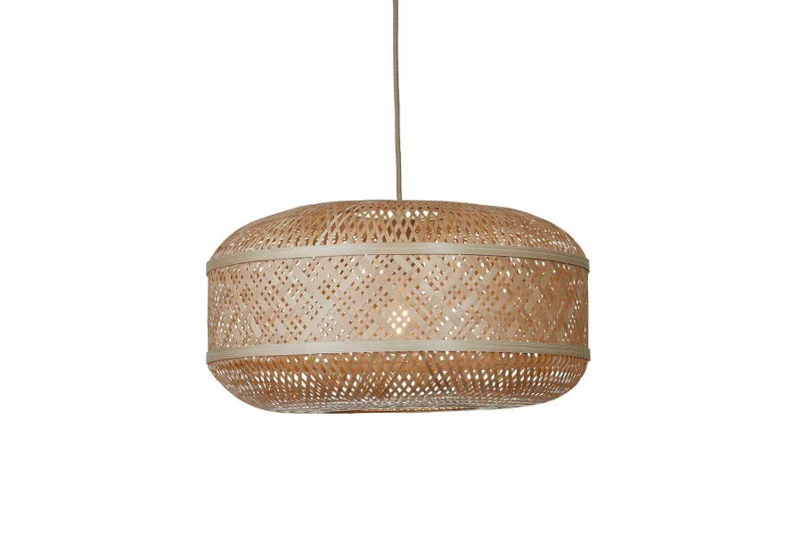 Good&Mojo Hanglamp Langkawi bamboe ø50xh.25cm naturel New