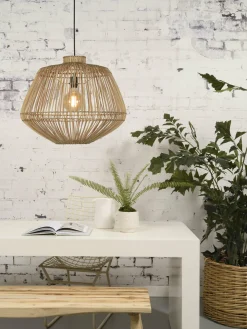 Good&Mojo Hanglamp Madagascar rotan dia.60xh.50cm naturel
