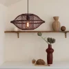 Good&Mojo Hanglamp Maui bamboe burgundy S Online