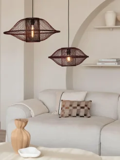 Good&Mojo Hanglamp Maui bamboe burgundy S Online
