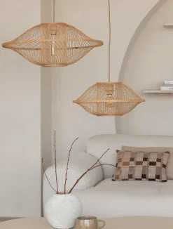 Good&Mojo Hanglamp Maui bamboe naturel S Clearance