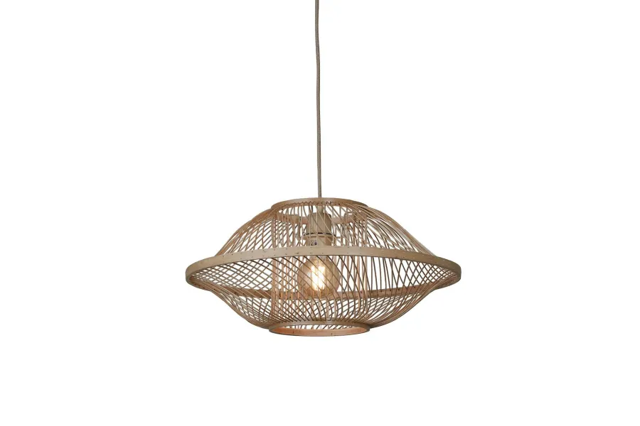 Good&Mojo Hanglamp Maui bamboe naturel S Clearance