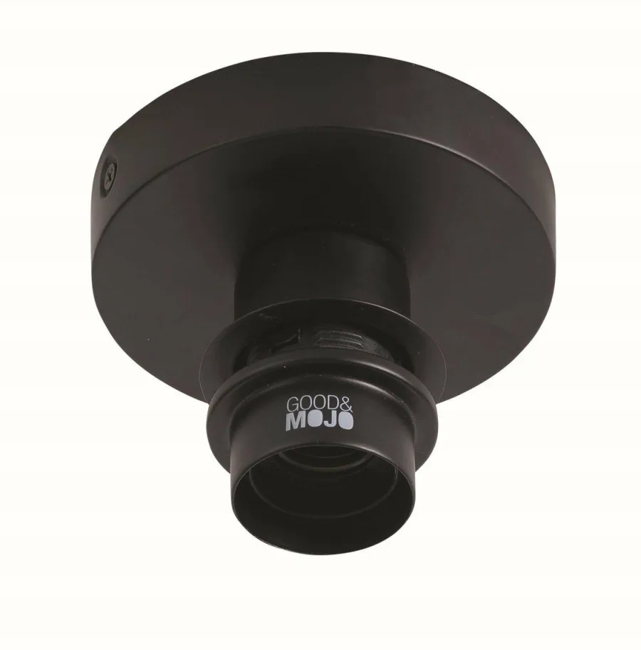 Good&Mojo Plafondlamp Ibiza wavy S zwart Clearance
