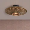 Good&Mojo Plafonniere Bali bamboe dia. 60 x 15 cm zwart/naturel M Online
