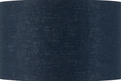Good&Mojo Tafellamp bamboe 5-poot Kilimanjaro h.59cm/kap 32x20cm eco linnen blue denim New