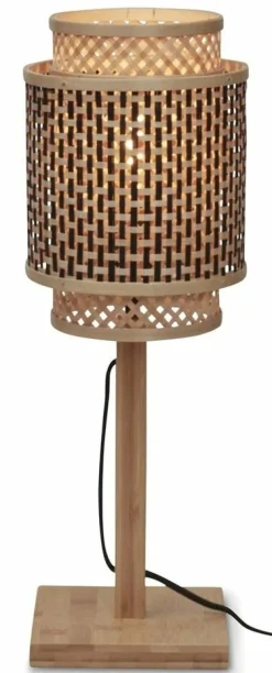 Good&Mojo Tafellamp Bhutan naturel 1825 zwart naturel New