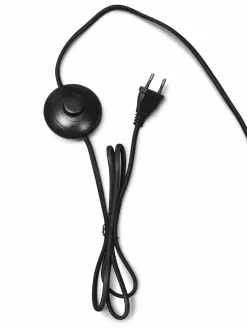 Good&Mojo Vloerlamp Andes bamboe zwart eco linnen donker Clearance