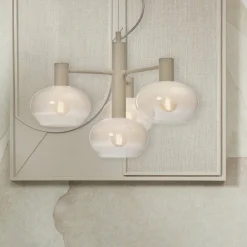 it's about RoMi Hanglamp Bologna 4-arm kleurverl. melkwit Clearance