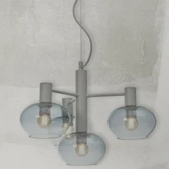 it's about RoMi Hanglamp Bologna 4-arm kleurverl. lichtgrijs Hot